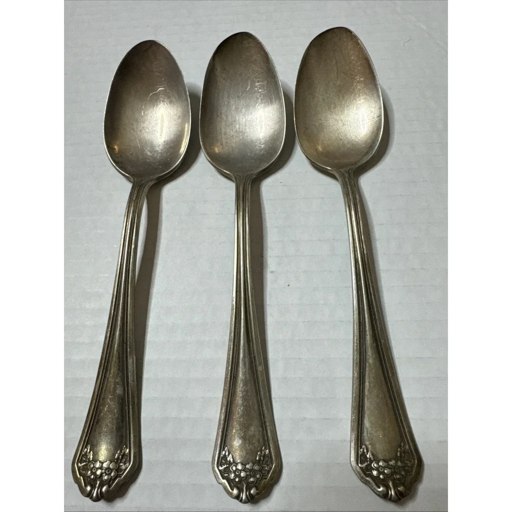 International Stainless‎ KENSINGTON Oval Soup Spoons Set of 3